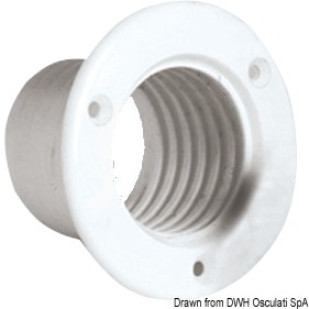 Bush to Joint Pipe-White Plastic