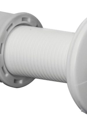 Threaded Seacock White Plastic -1/2’’