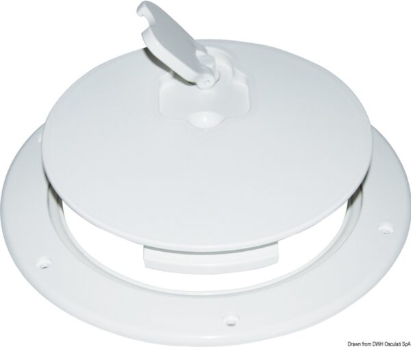Inspection Hatch Fitted with Cover-White-265 max external  Ø mm
