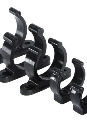 Heavy duty plastic clip (10 Pack)-Black-25mm