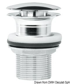 Chromed Brass Drain Outlet