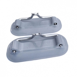 Single grey dinghy pad