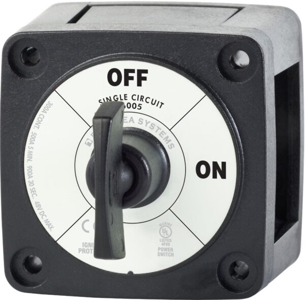 m-Series Mini On-Off Battery Switch with Key - Black