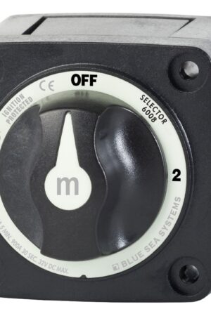 m-Series Selector 3 Position Battery Switch - Black