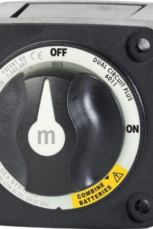 m-Series Mini Dual Circuit Plus™ Battery Switch - Black
