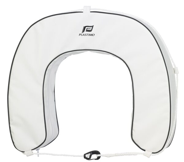 Horseshoe Buoy with Removable Cover-White-Buoy only