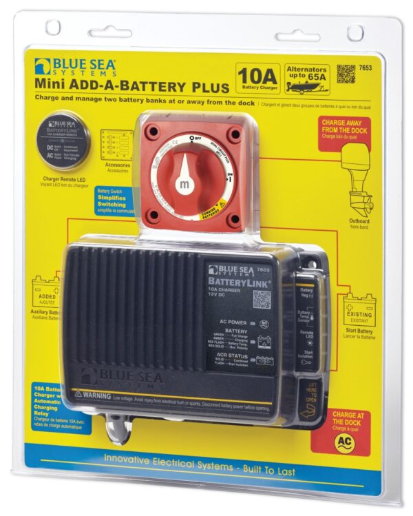 Mini Add-A-Battery Plus Kit - 65A - Bare Wire (European)