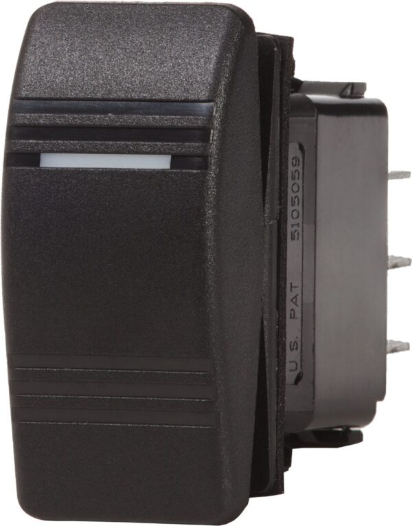 Contura Switch DPDT Black - (ON)-OFF-ON