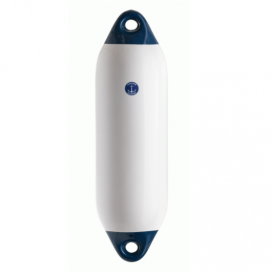 White and Blue Coloured-end Cylindrical Fenders 15 x 55 (6 x 22)
