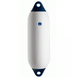 White and Blue Coloured-end Cylindrical Fenders 18 x 65 (7 x 26)