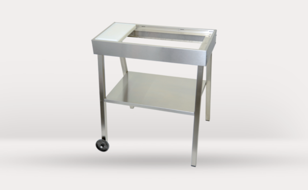 Grill Cart With Plastic Cutting Board