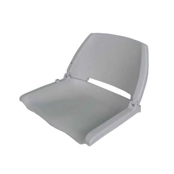 Moulded Folding Down Seat (S/S 316 fittings)-Grey
