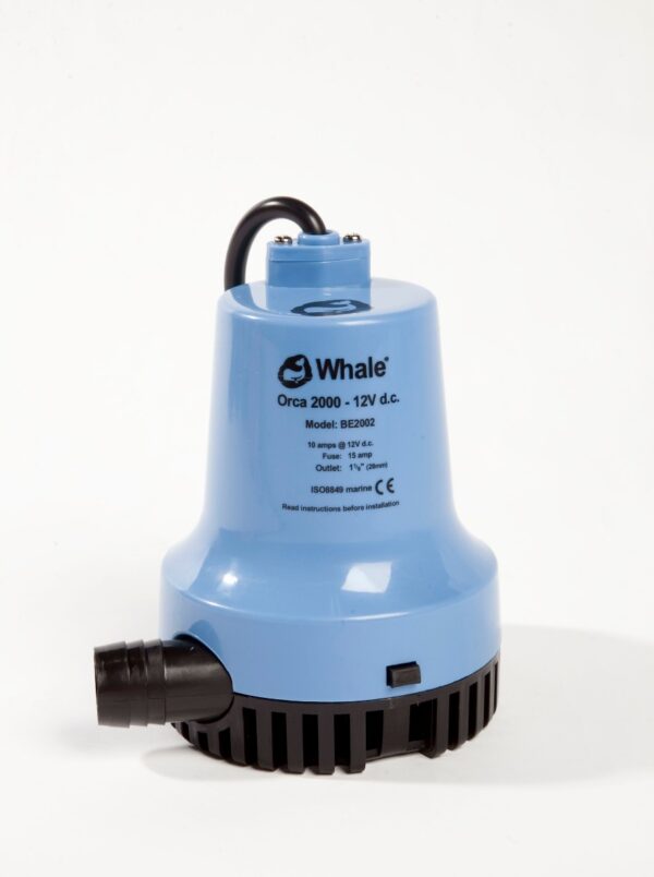 Orca Compact and Powerful Electric Bilge Pumps-2000-12V