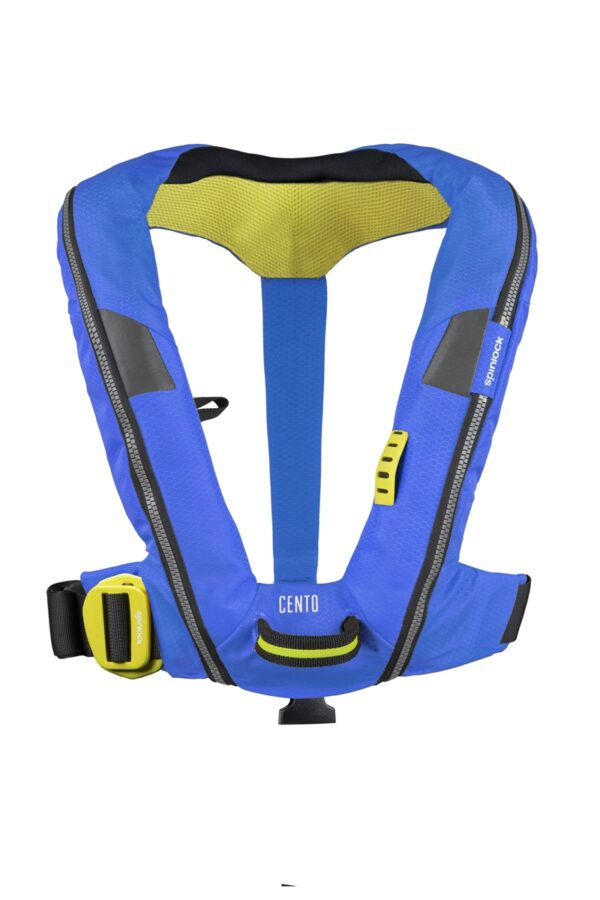 Deckvest Cento 100N Junior Harness Lifejacket-Pacific Blue