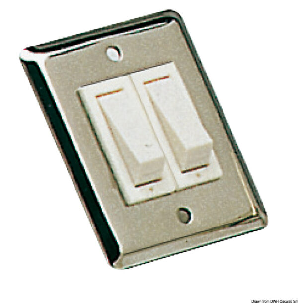 Rocker Switch, Wall-Mounting Model-x2 Switch Button