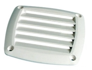 ABS Louvred Vents-White-125x125 mm