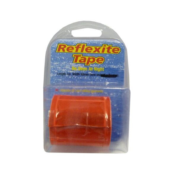 1M X 50MM Red Reflexite Fd 1403 (Solas/Dti Approved) & Grid Pattern Tape