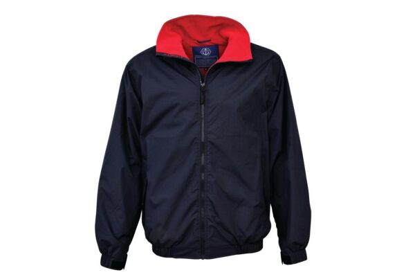 Navy Crew Jacket Red Fleece Size XS