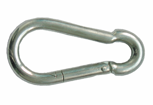 Carbine Hook-8 x 80mm-no eyelet (hot-dip galvanised)