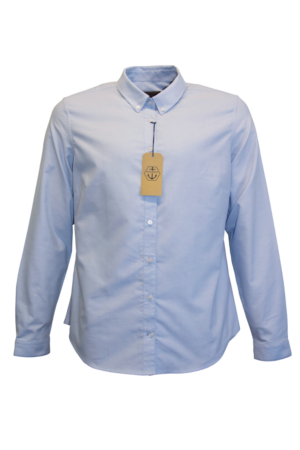 Maindeck Oxford Cotton Shirt-Light Blue-Ladies-14