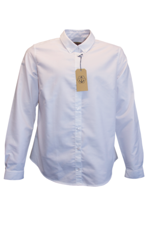 Maindeck Oxford Cotton Shirt-White-Ladies-10