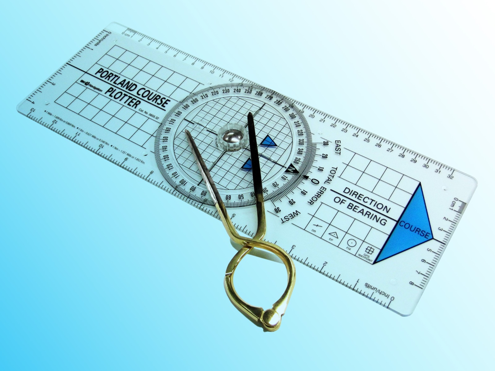 Portland Course Plotter Kit (S/BrassDividers)
