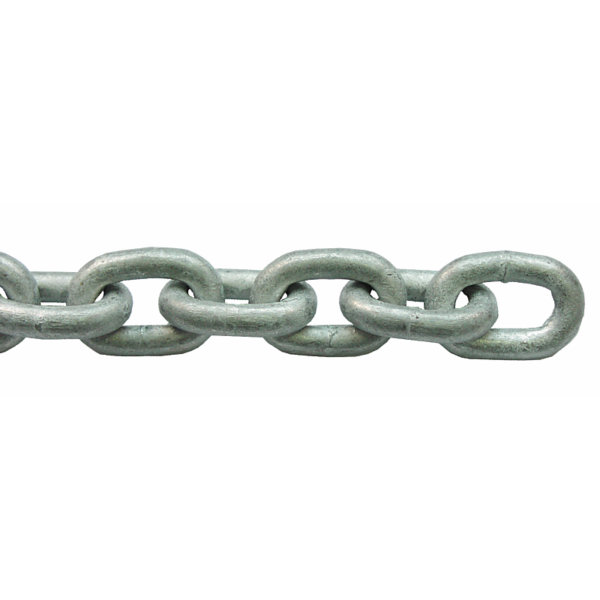 Calibrated Hot Dip Galvanised Chain, DIN 766-100m-10mm