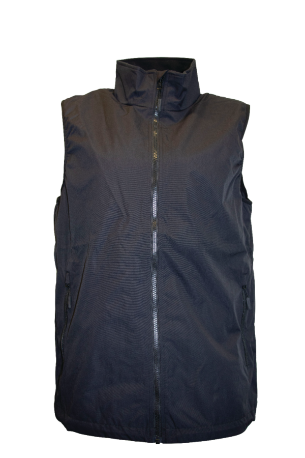 Black Gilet Mesh Lined Size XS