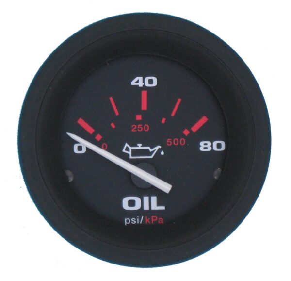 Oil Pressure, 240 - 33 ohm - US Type-0-80 PSI
