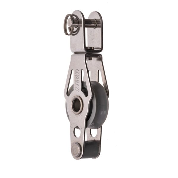 Aeroblocks-25mm AEROBLOCK FOR UPTO 8mm ROPE-Single Open Swivel & BKT