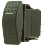 Single  Illuminated IP67 Rocker Switch  (on)-off (with actuator)