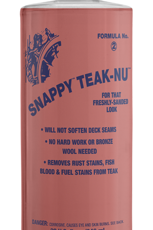 Snappy Teak-Nu two-part teak cleaner and restorer-1L-Formula 2