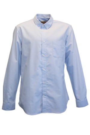 Maindeck Oxford Cotton Shirt-Light Blue-Gents-L