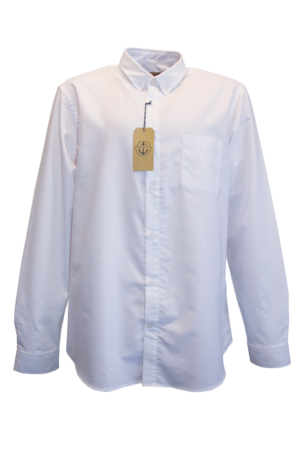 Maindeck Oxford Cotton Shirt-White-Gents-M