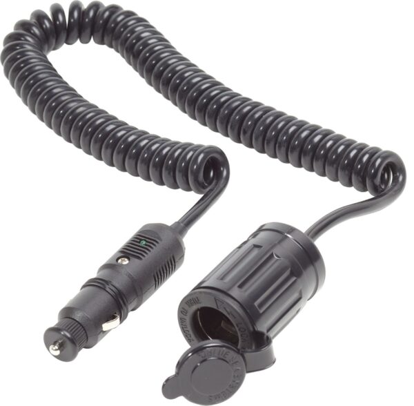 12 Volt Plug with Single Extension Socket